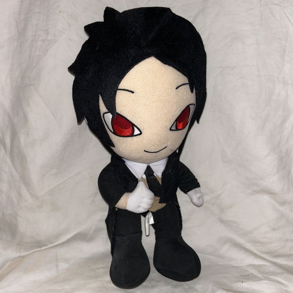 Black Butler Kuroshitsuji Sebastian Michaelis Plush Doll Japan‎ Stuffed 12" P2